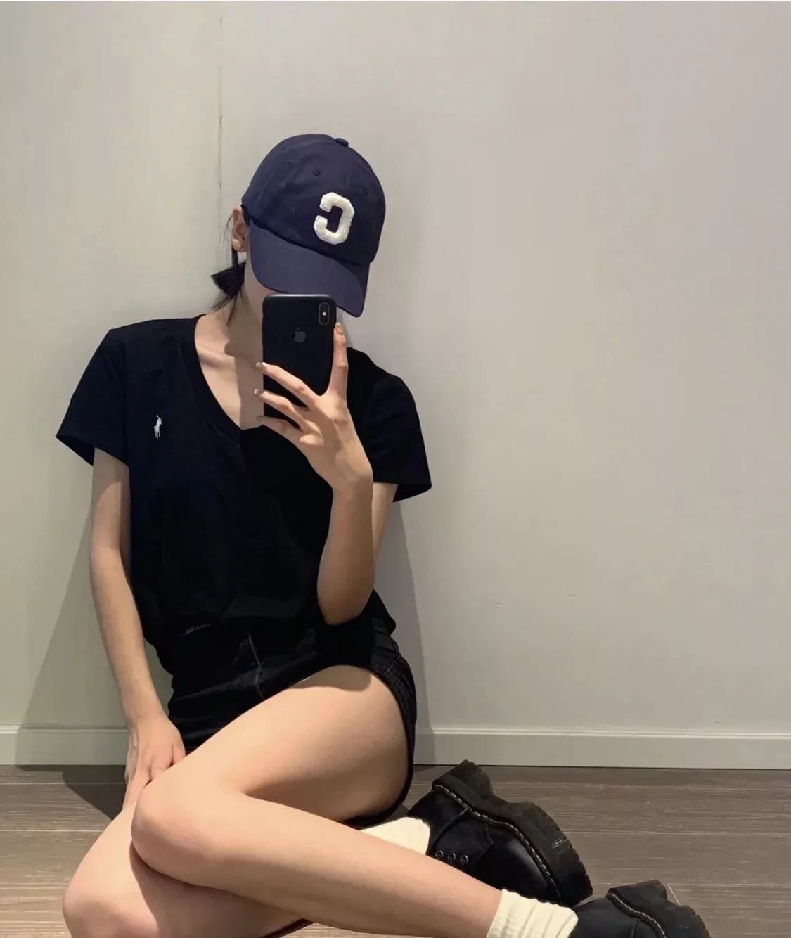 랄프로렌 브이넥 자수 반소매 티셔츠 상세 이미지 28