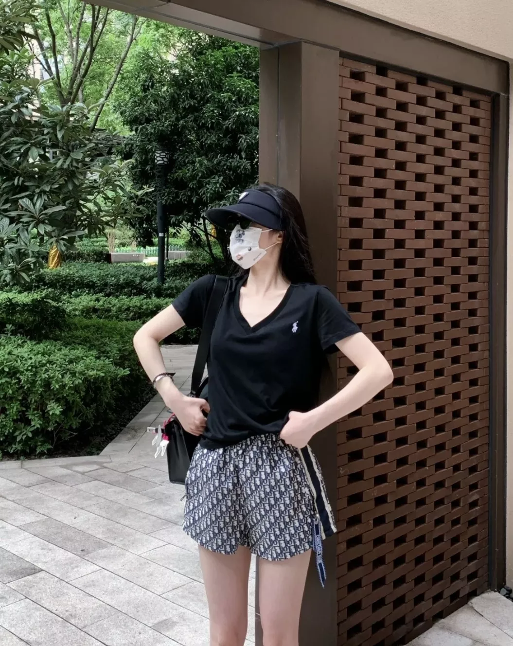 랄프로렌 브이넥 자수 반소매 티셔츠 상세 이미지 9