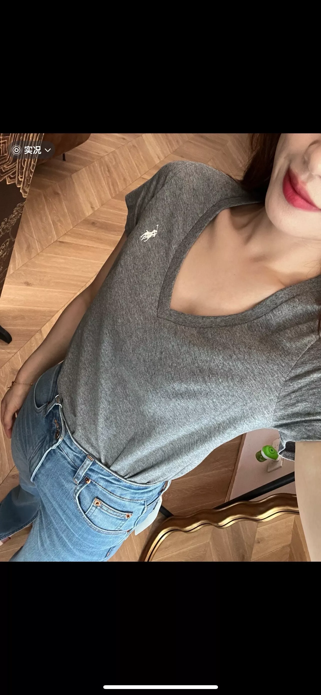 랄프로렌 브이넥 자수 반소매 티셔츠 상세 이미지 26
