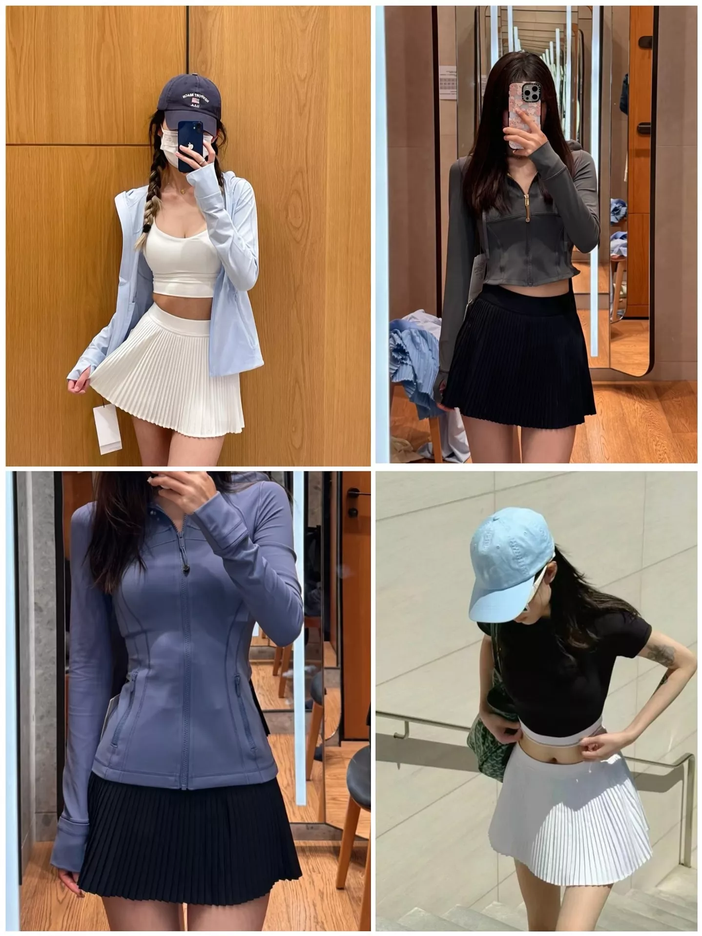 룰루레몬 속건 플리츠 하이웨이스트 스커트 상세 이미지 8
