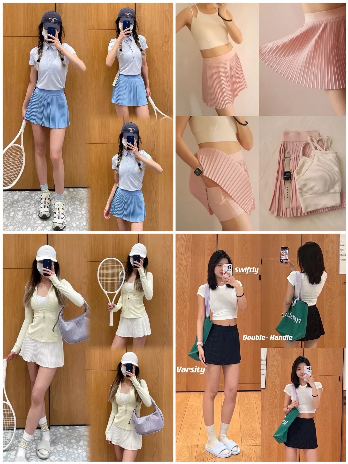 룰루레몬 속건 플리츠 하이웨이스트 스커트 상세 이미지 9