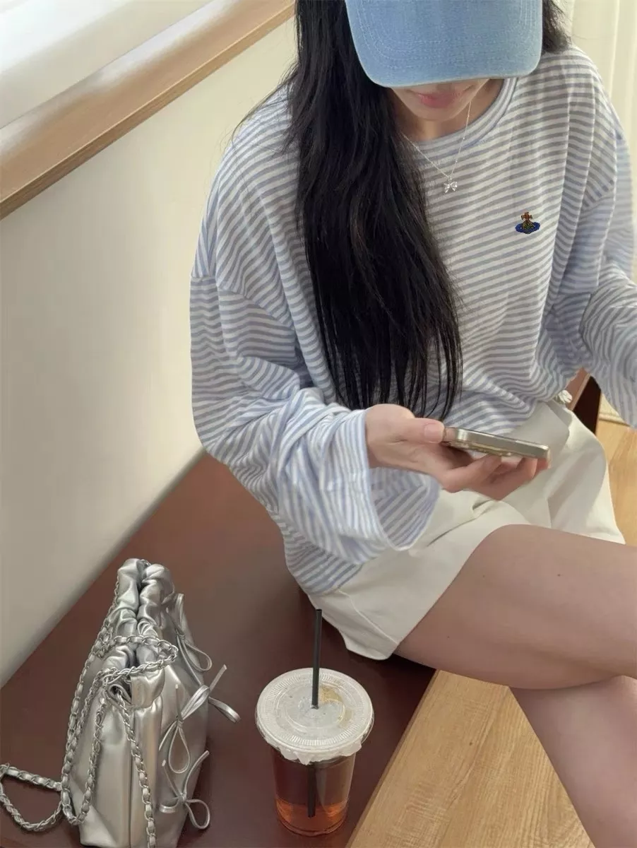 비비안웨스트우드 토성 블루 스트라이프 긴소매와 상세 이미지 25