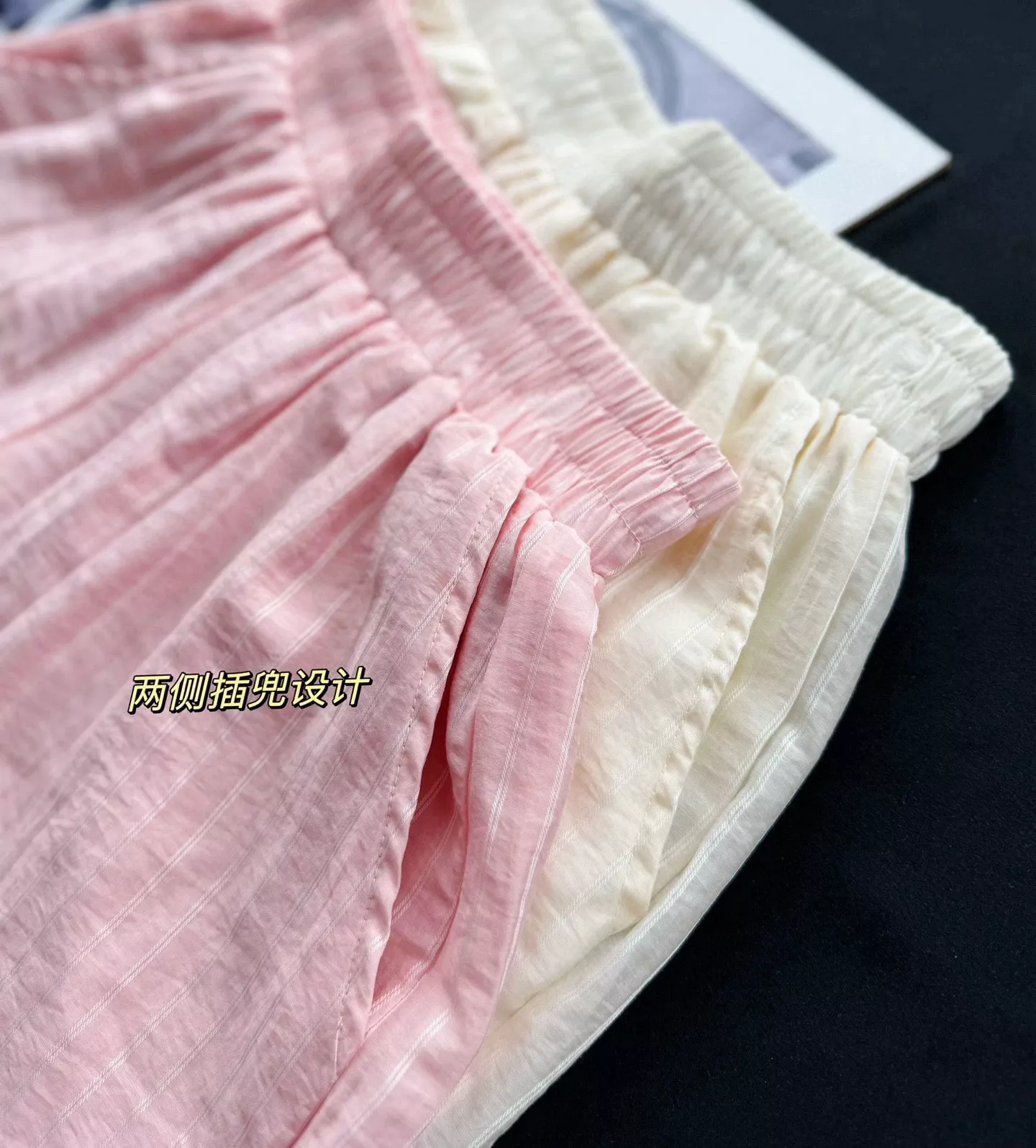 랄프로렌 스트라이프 텐셀 린넨 셔츠 반바지 세트 상세 이미지 16