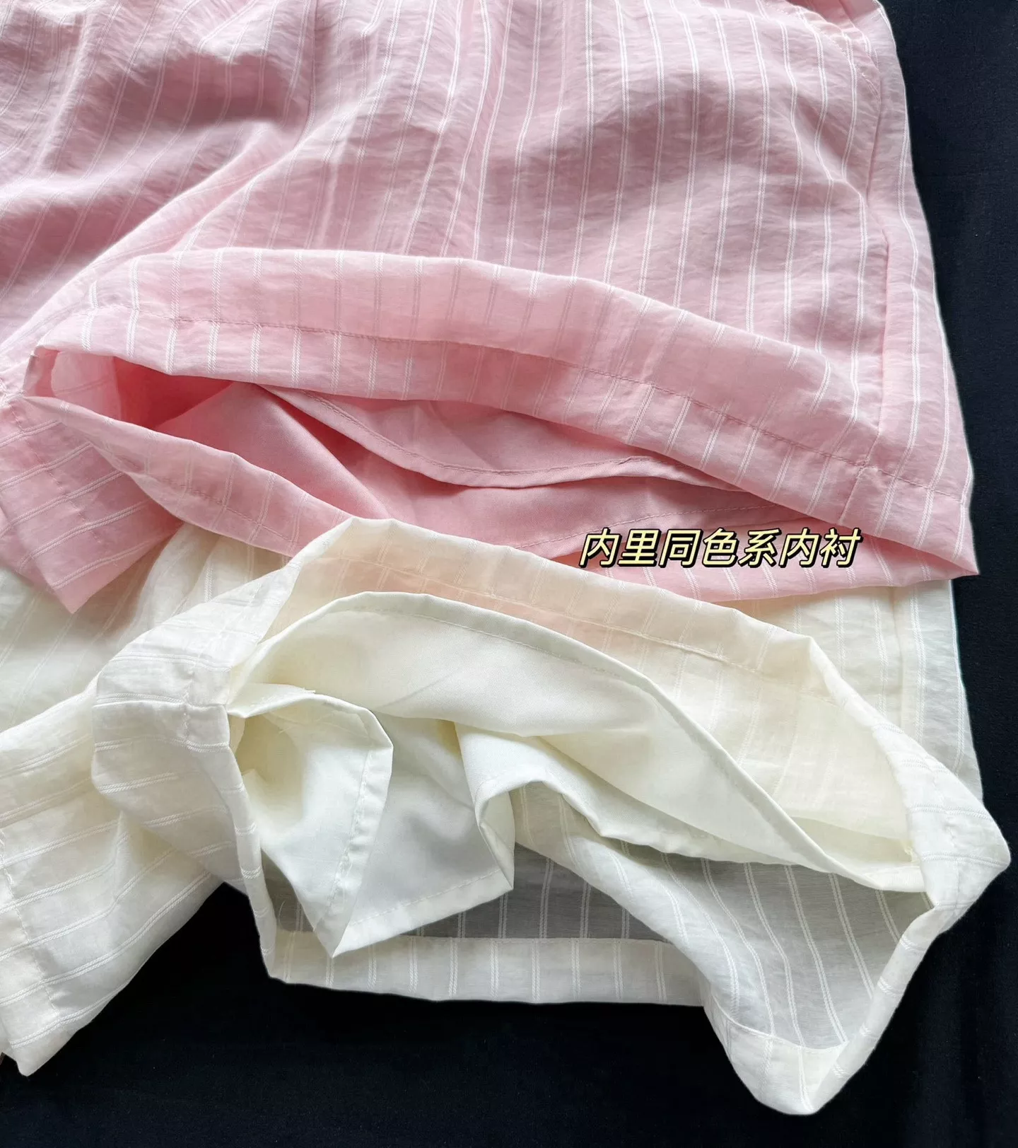 랄프로렌 스트라이프 텐셀 린넨 셔츠 반바지 세트 상세 이미지 17