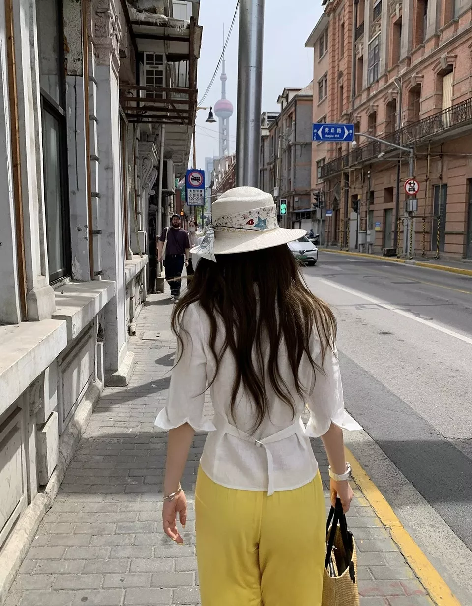 랄프로렌 린넨 카라 조절 허리 중소매 셔츠 상세 이미지 27