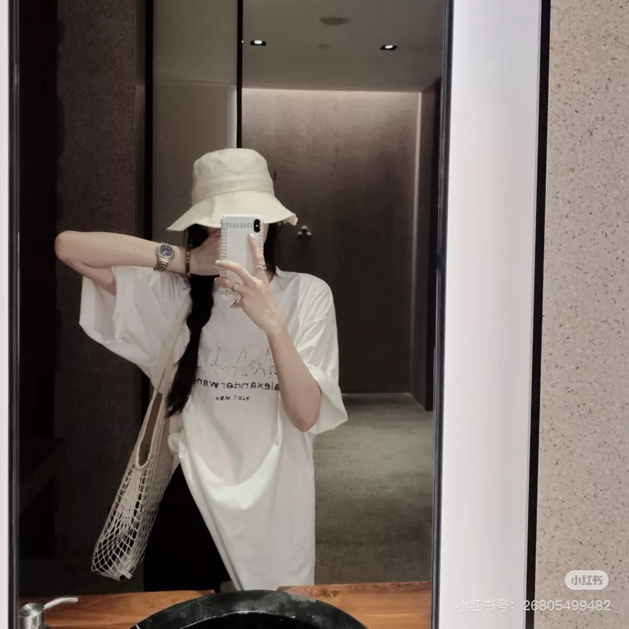 알렉산더왕 스케치 도시 레터링 프린트 반소매 상세 이미지 13