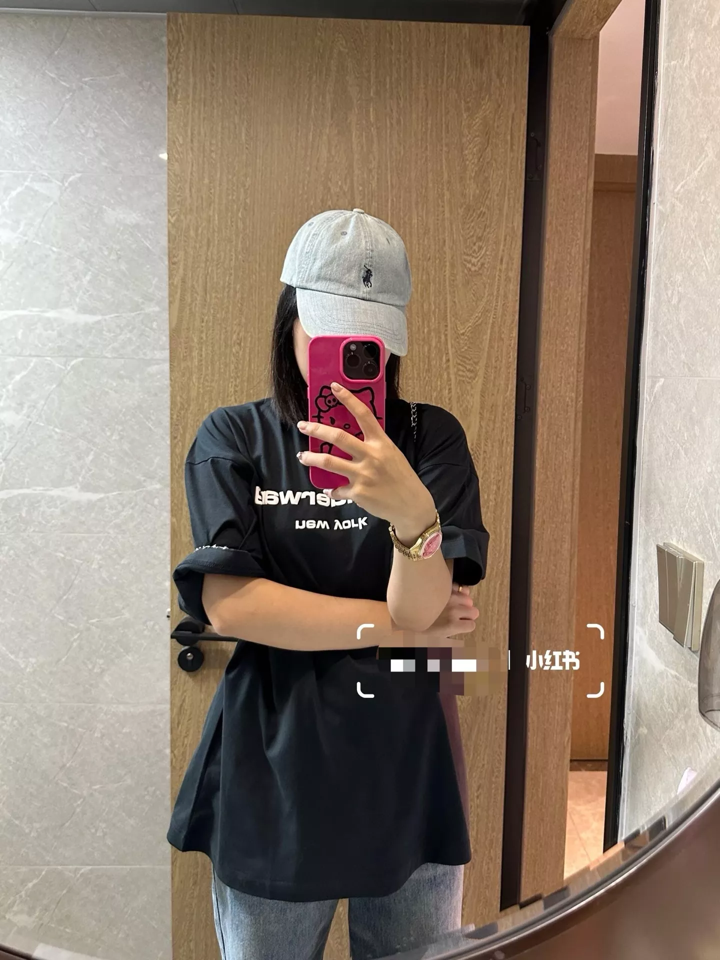 알렉산더왕 레터링 로고 발포 프린트 반소매 티셔츠 상세 이미지 15
