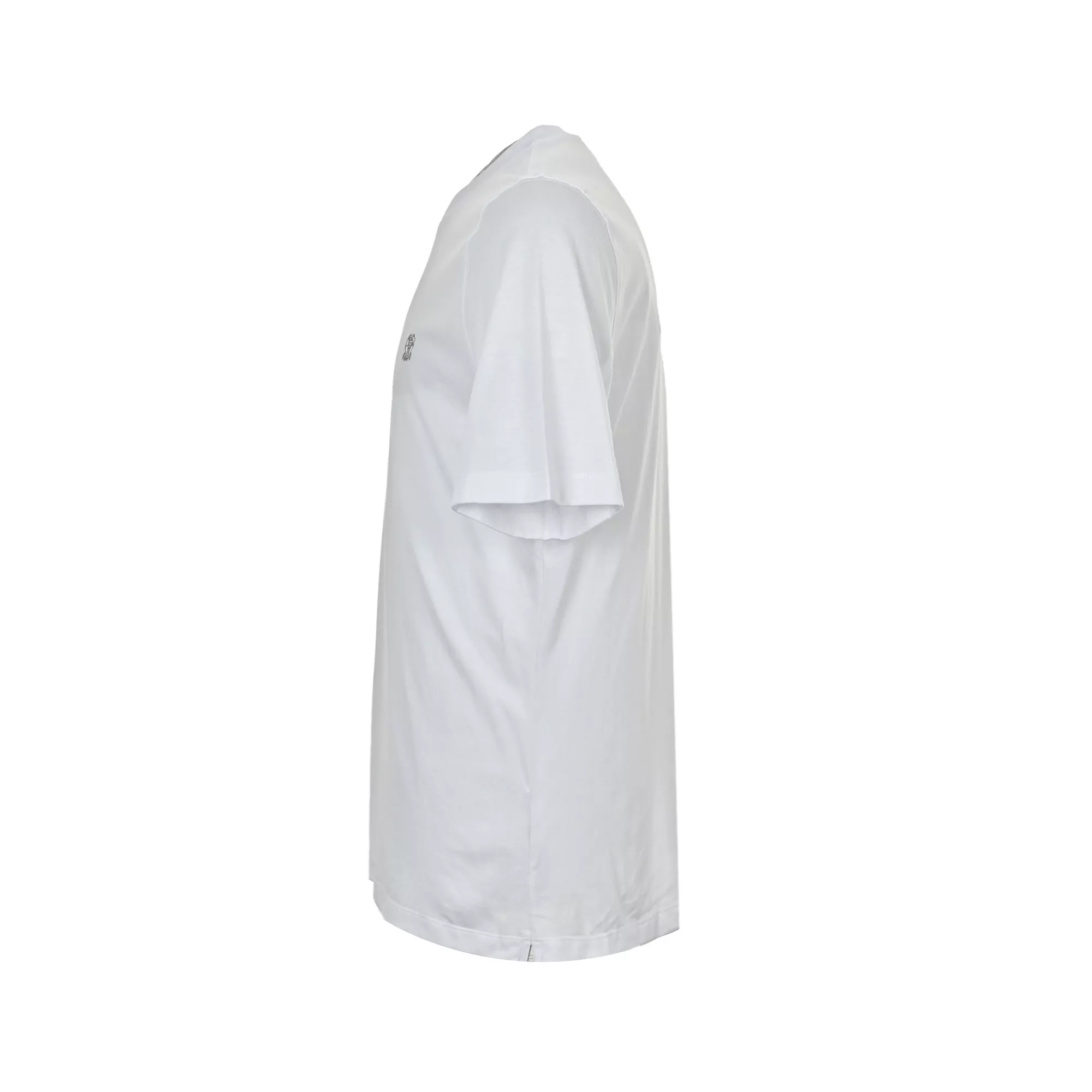브루넬로쿠치넬리 투톤 미니 자수 반팔 티셔츠 상세 이미지 2