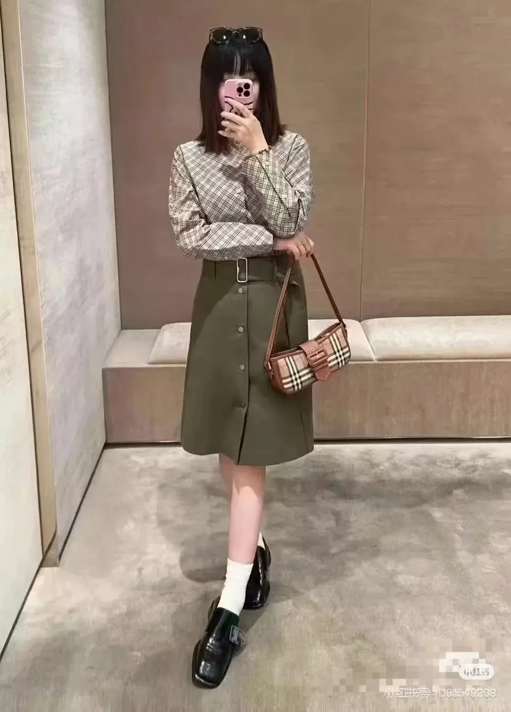 버버리 체크 코튼 캐주얼 셔츠 상세 이미지 15