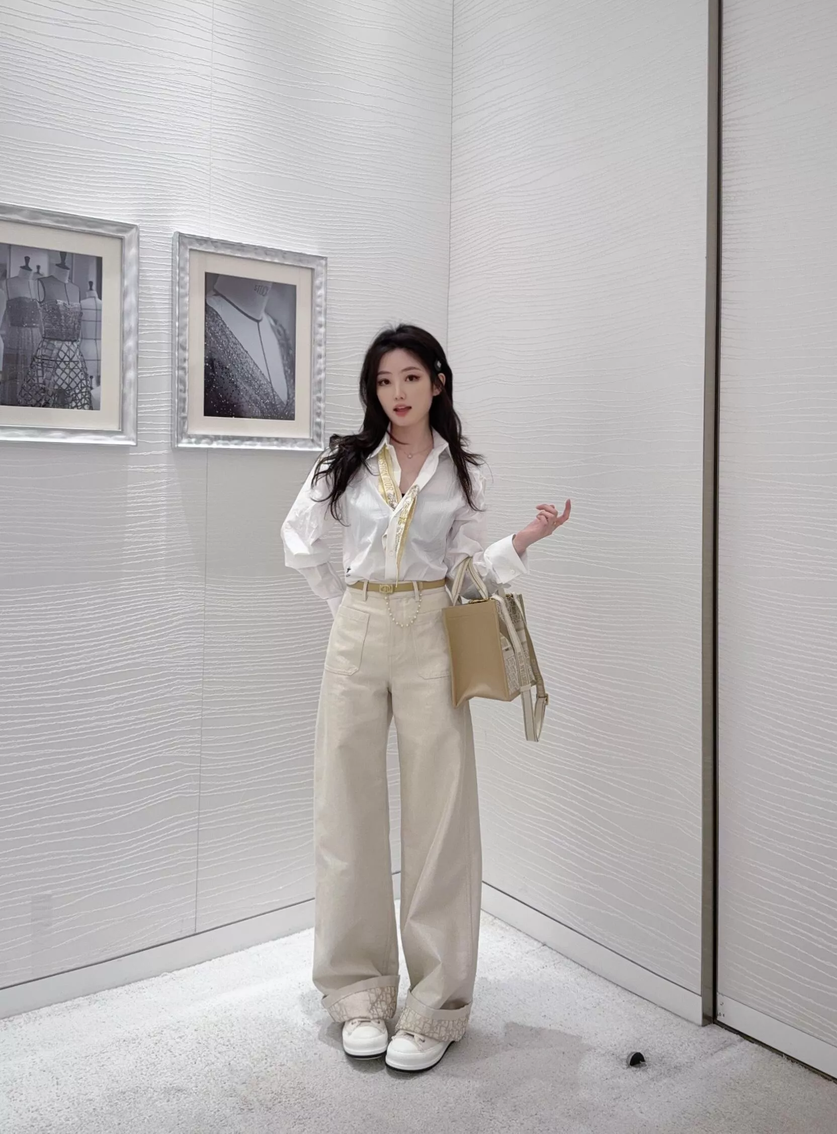 디올 플레어 데님 팬츠 상세 이미지 15