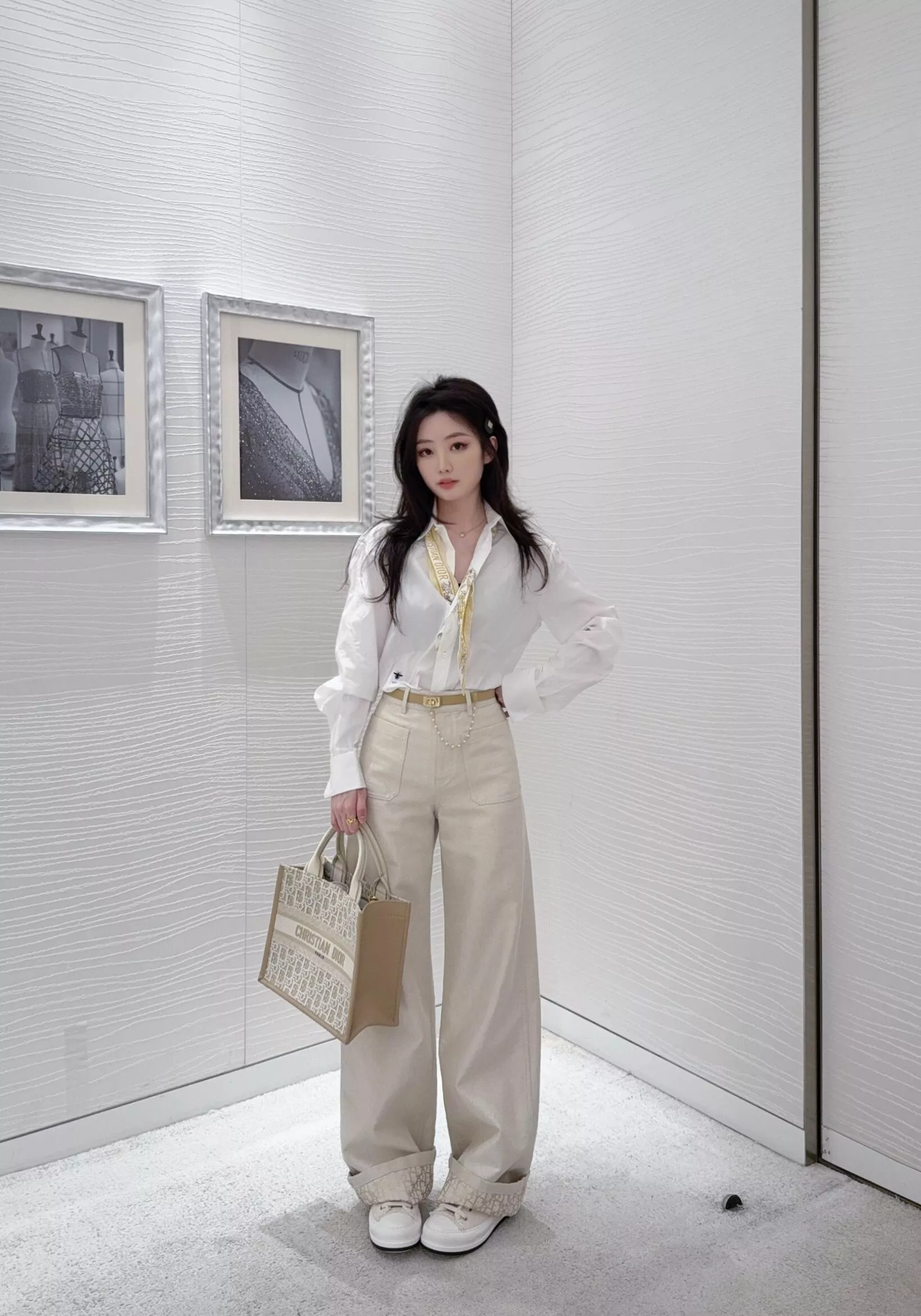 디올 플레어 데님 팬츠 상세 이미지 14