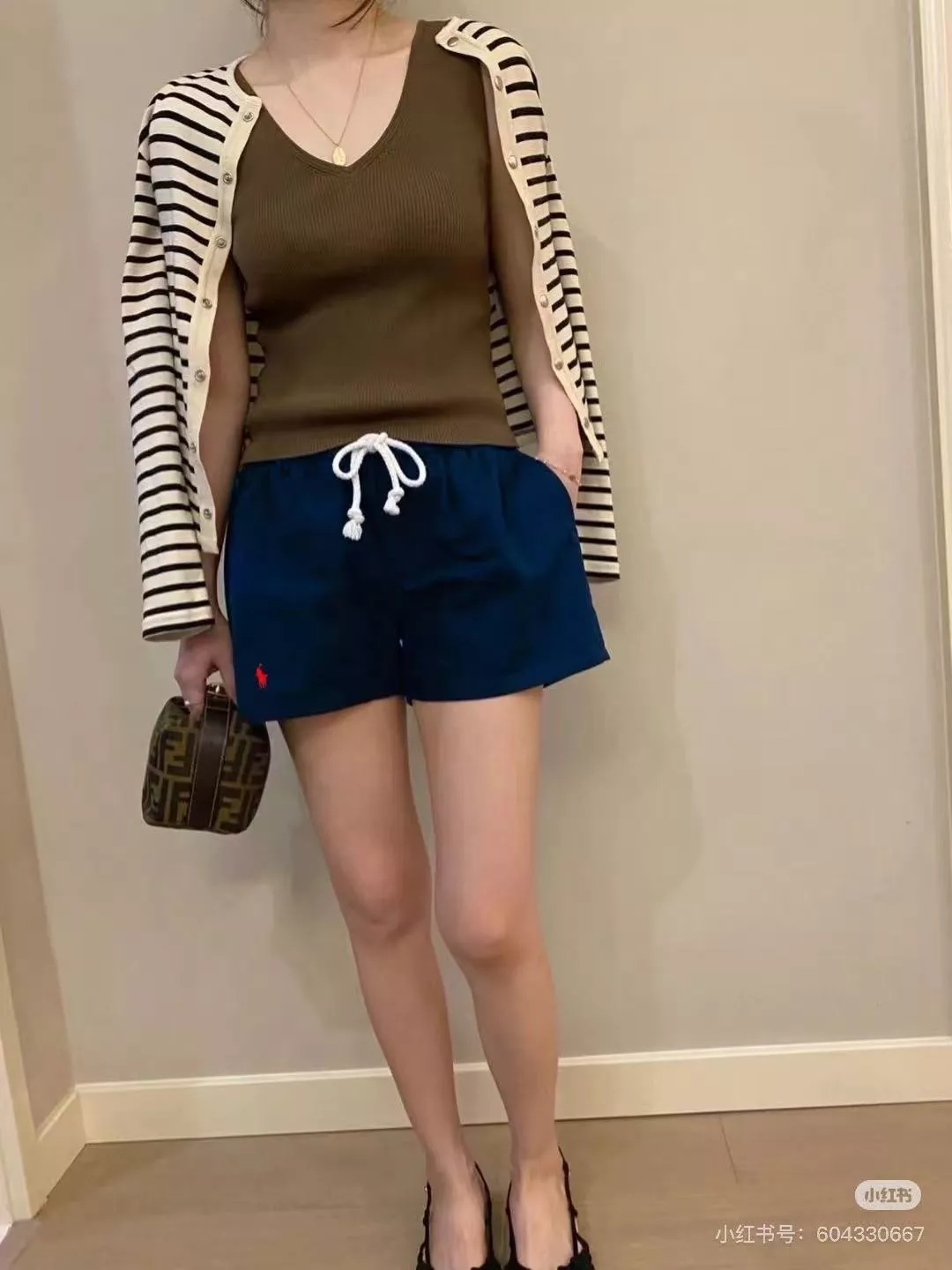 랄프로렌 드로스트링 여성 반바지 상세 이미지 15