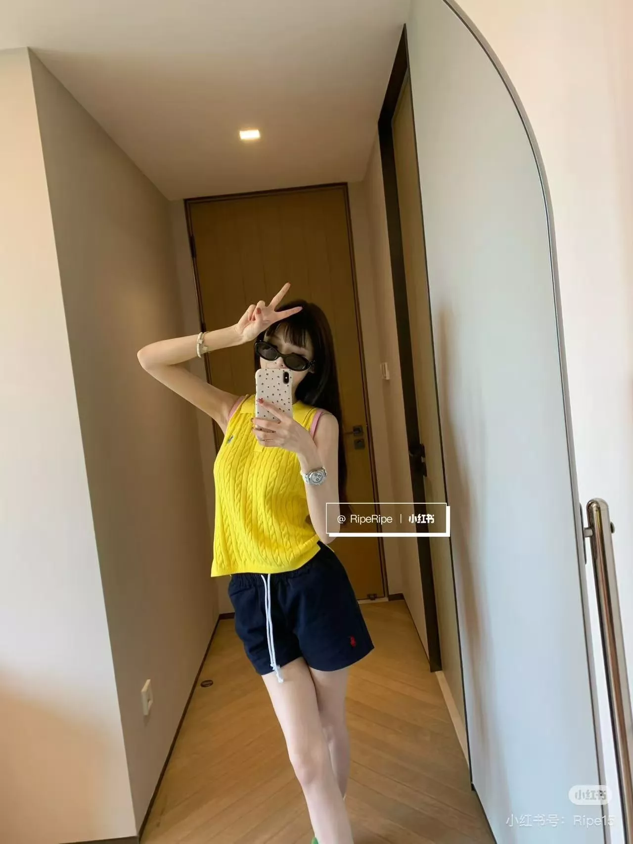 랄프로렌 드로스트링 여성 반바지 상세 이미지 17