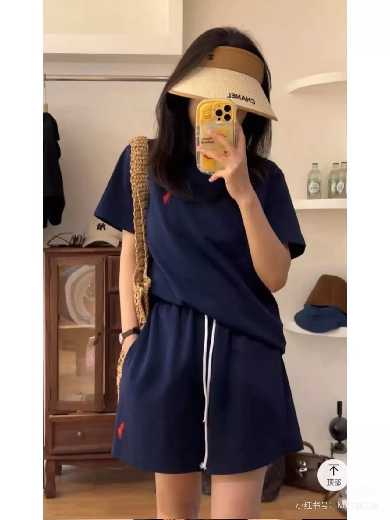랄프로렌 드로스트링 여성 반바지 상세 이미지 18