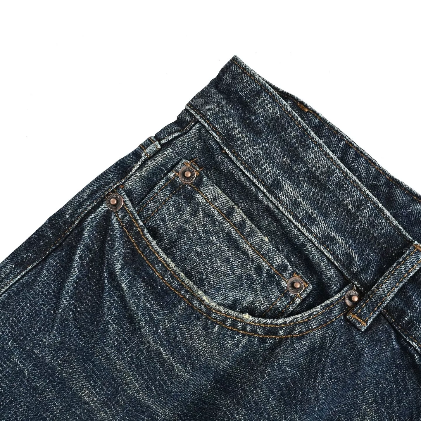 발렌시아가 복고 워싱 블루 부츠컷 데님 팬츠 상세 이미지 9