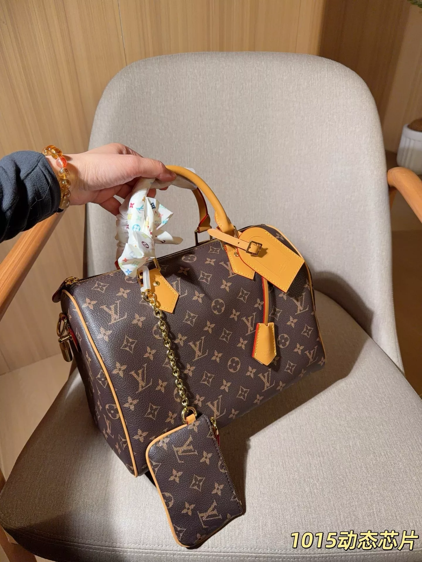 루이비통 스피디 30 모노그램 핸드백 상세 이미지 2