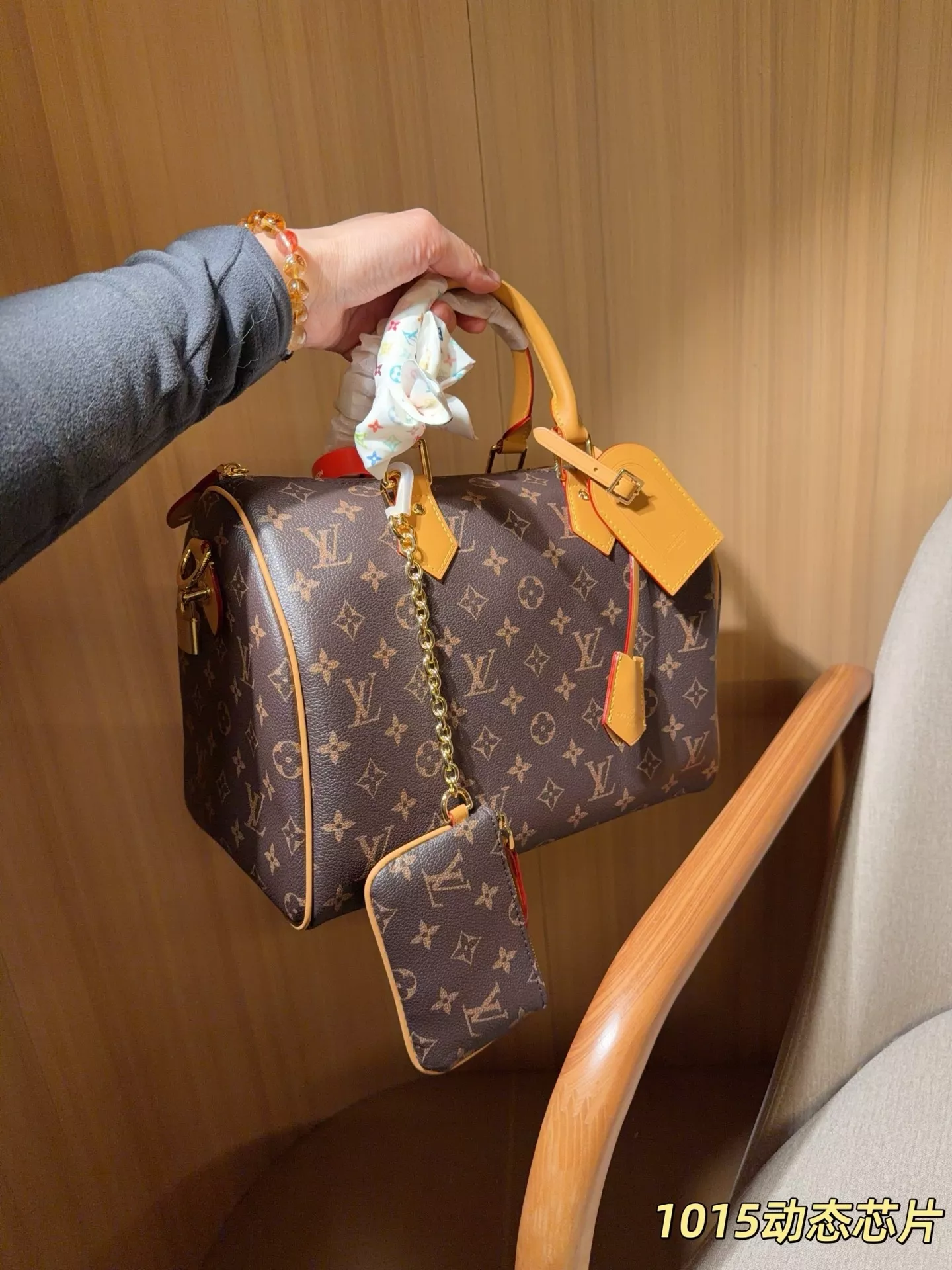 루이비통 스피디 30 모노그램 핸드백 상세 이미지 3