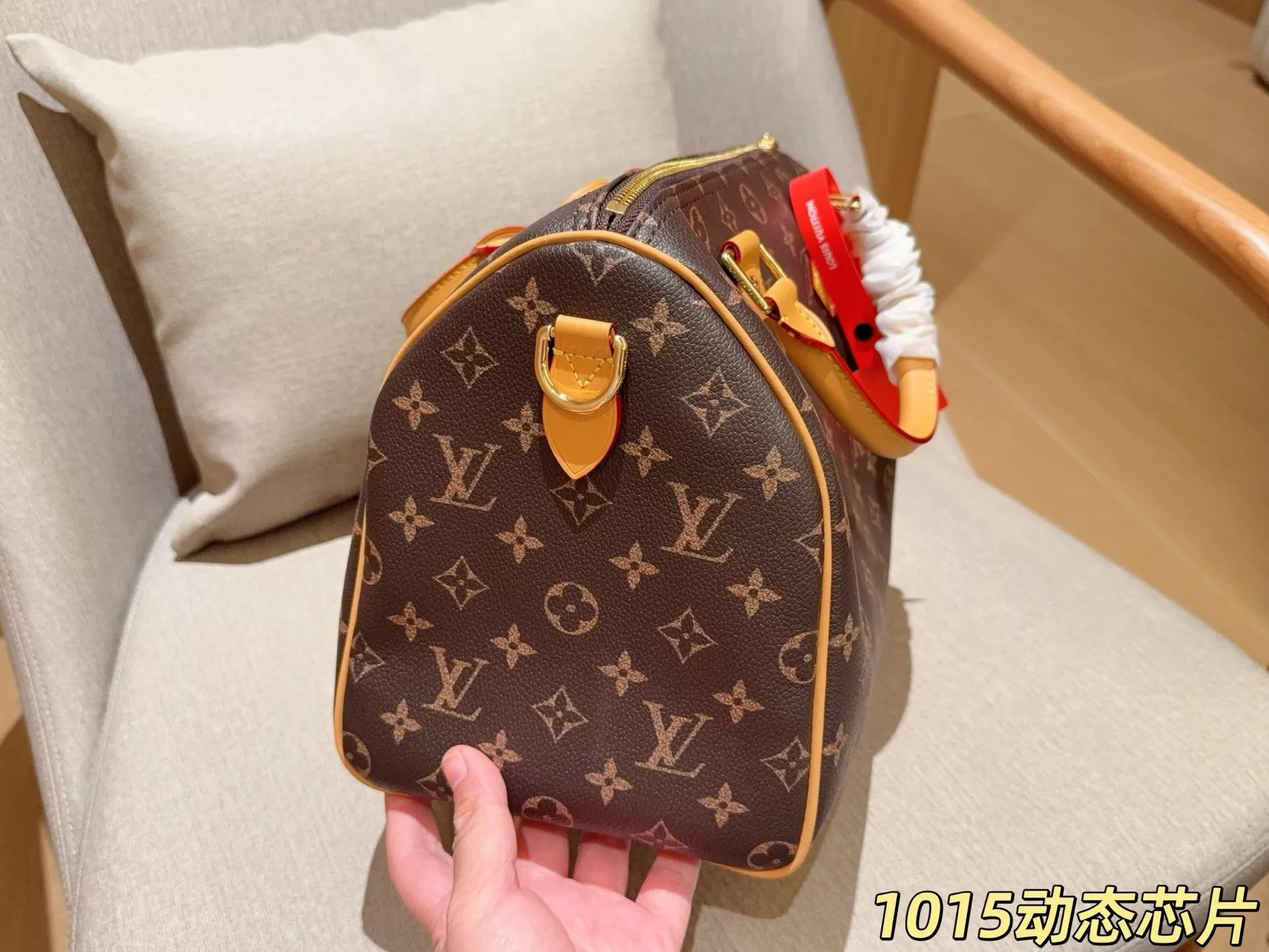 루이비통 스피디 30 모노그램 핸드백 상세 이미지 5