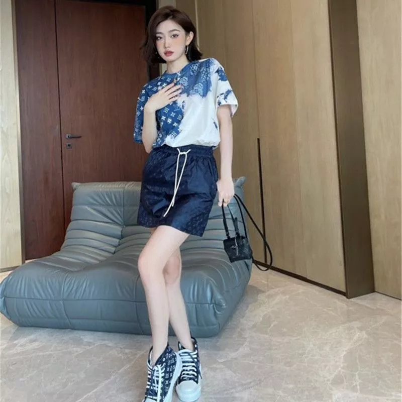 루이비통 페이즐리 패턴 타이다이 반소매 티셔츠 상세 이미지 16