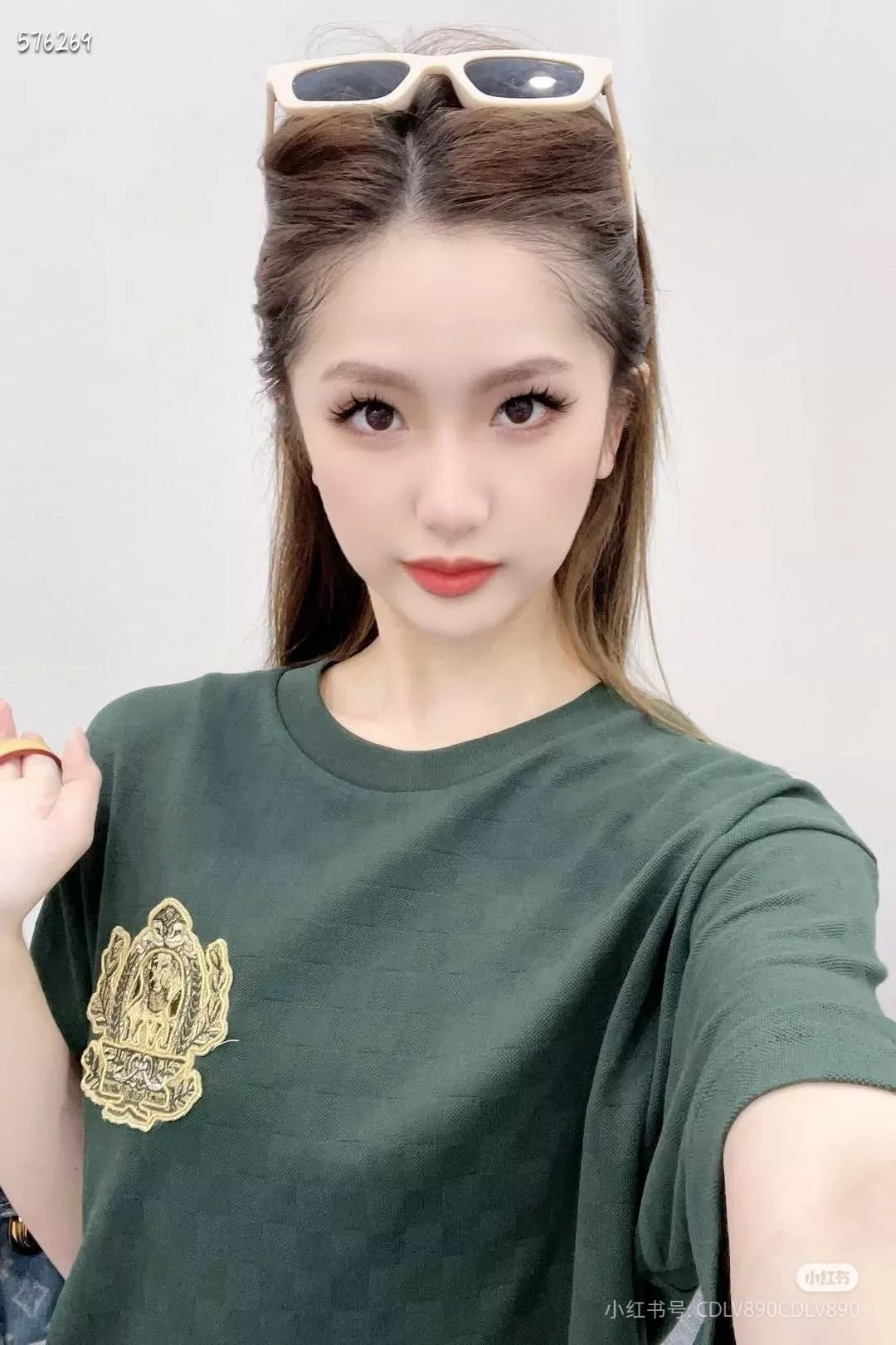 루이비통 자수 와펜 다미에 반소매 티셔츠 상세 이미지 14