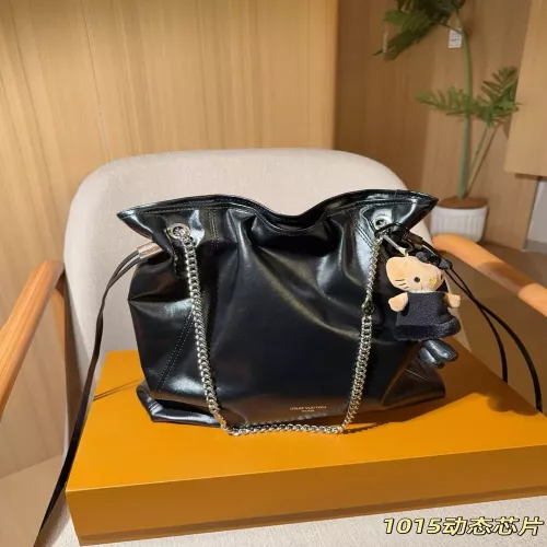 루이비통 블랙 오프화이트 토트백