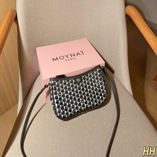 모이나 자카드 패턴 미니 숄더백