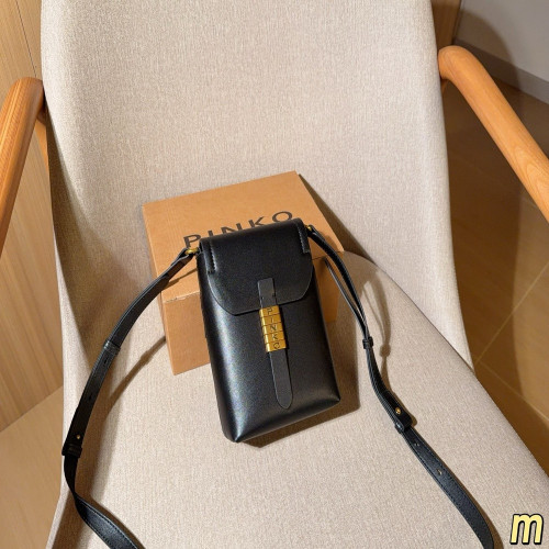 핀코 제비 장식 조절형 스트랩 미니백
