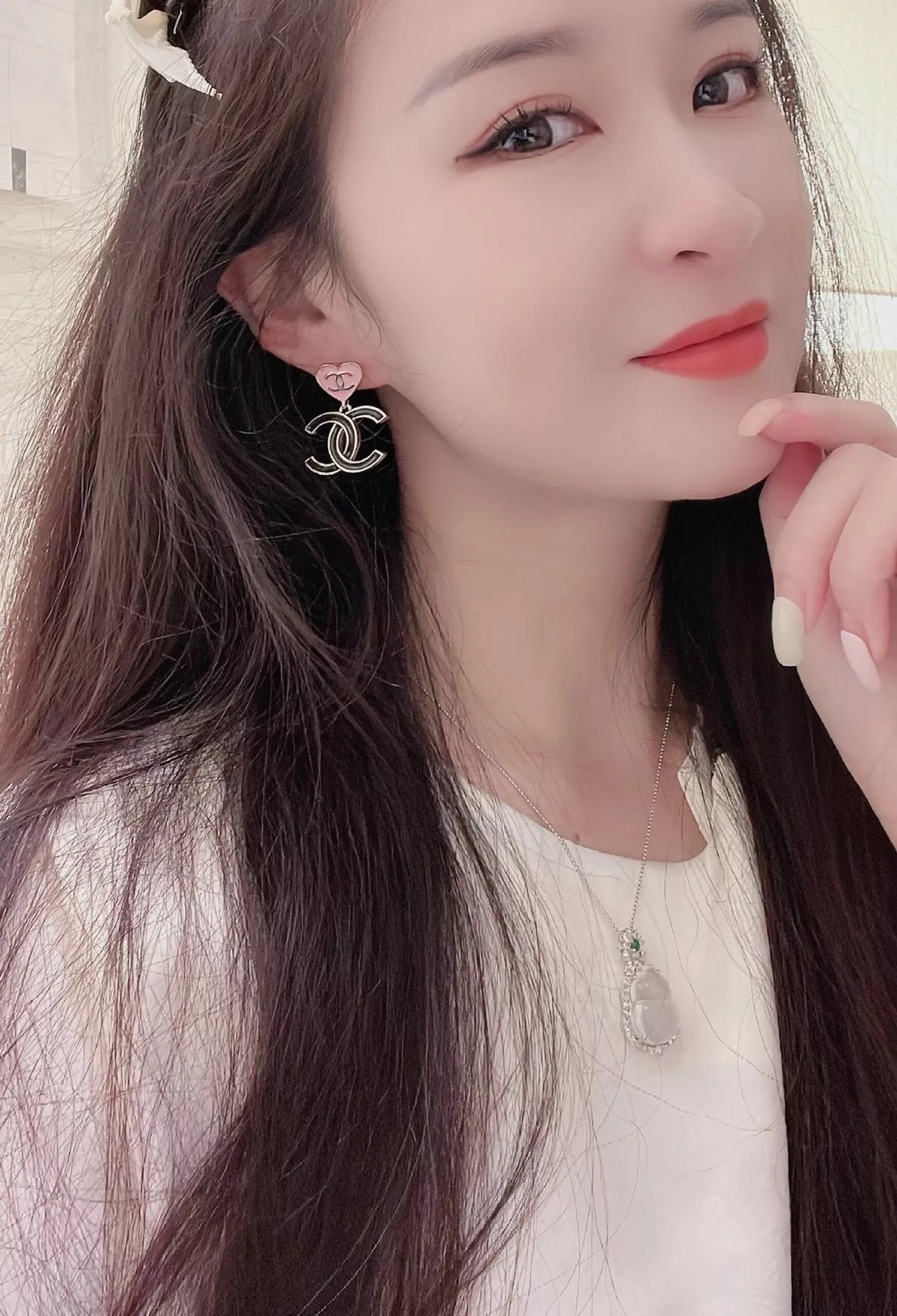 샤넬 하트 더블C 포인트 이어링 상세 이미지 18