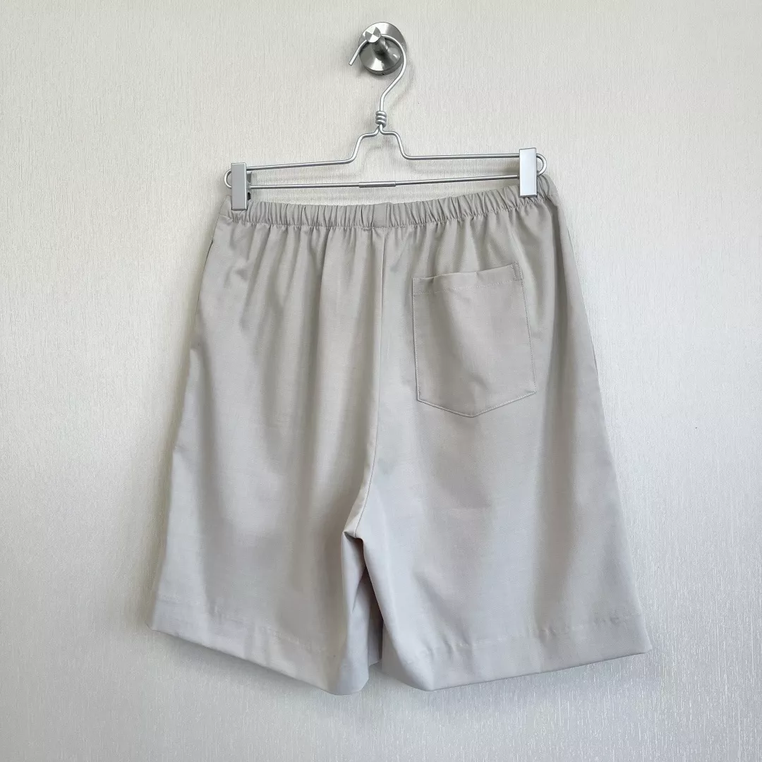 더로우 울 블렌드 루즈핏 쇼츠 상세 이미지 2