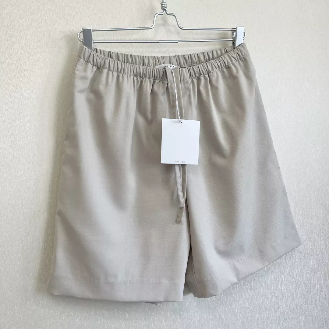더로우 울 블렌드 루즈핏 쇼츠 상세 이미지 4