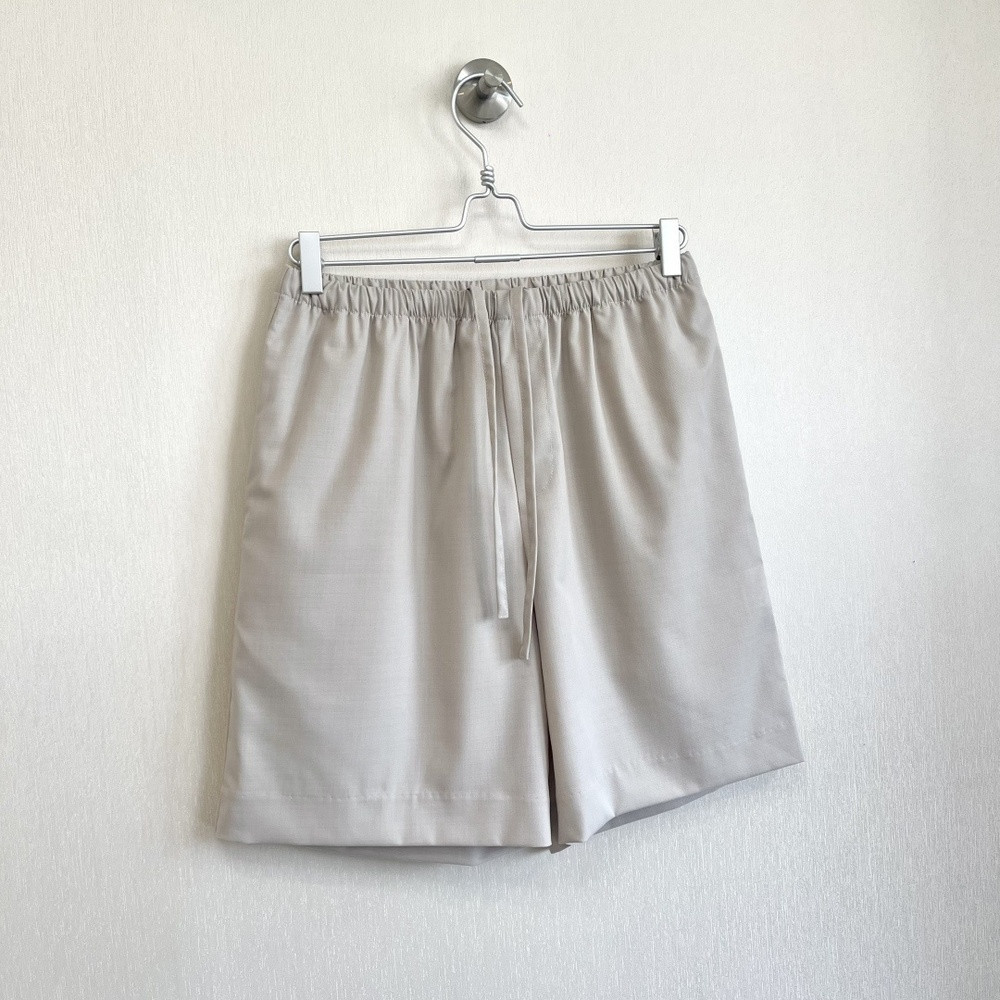 더로우 울 블렌드 루즈핏 쇼츠