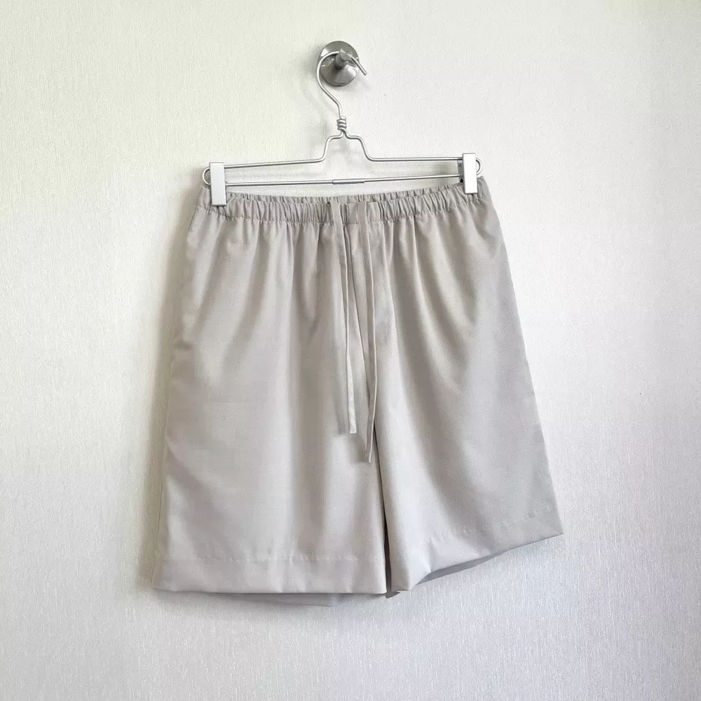 더로우 울 블렌드 루즈핏 쇼츠