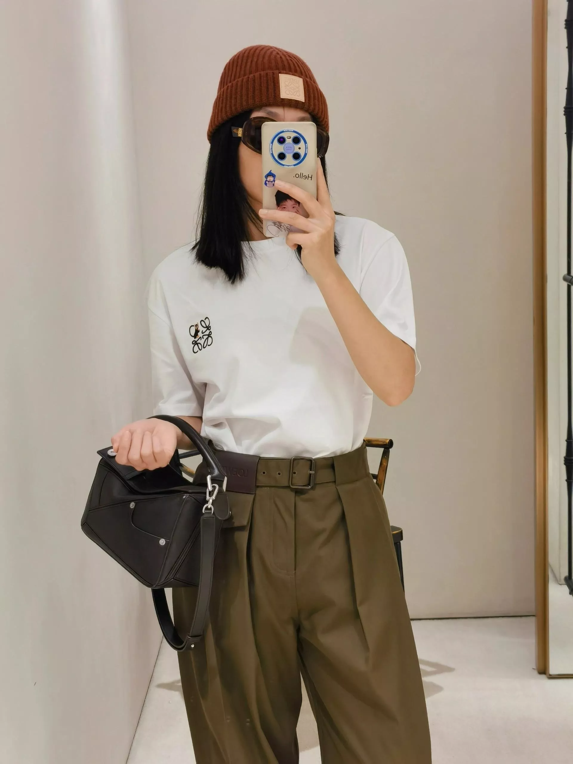 로에베 루이스웨인 협업 코튼 반소매 티셔츠 상세 이미지 19