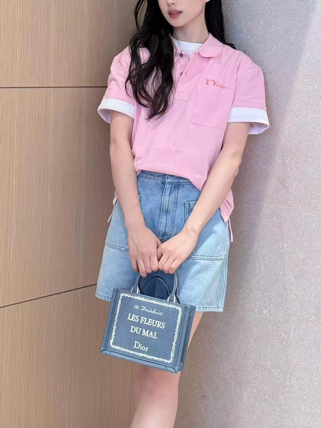 디올 오버핏 폴로 반소매 상의 상세 이미지 44
