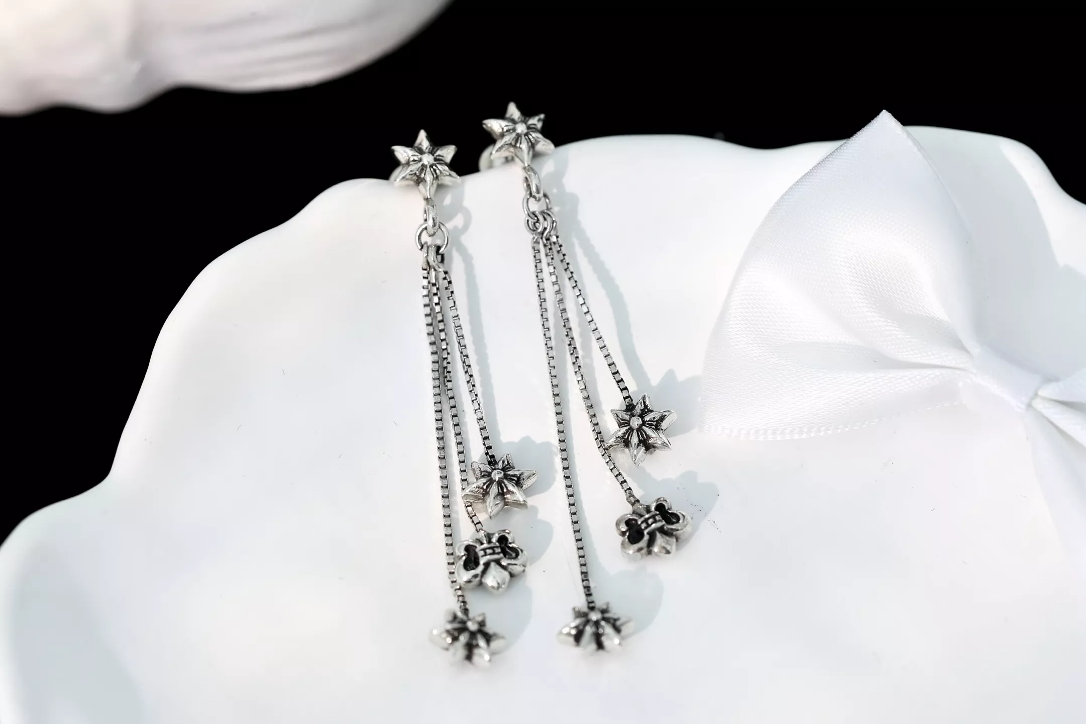크롬하츠 육망성 태슬 이어링 상세 이미지 2