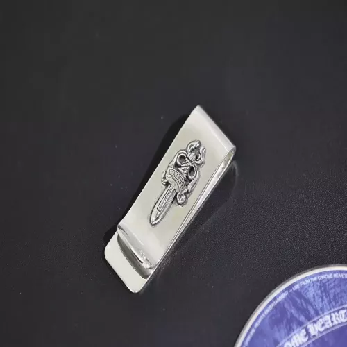 크롬하츠 검 장식 실버 머니클립