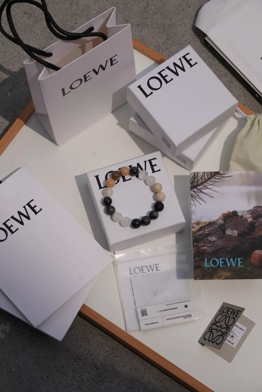 로에베 천연 원석 비즈 팔찌 상세 이미지 26