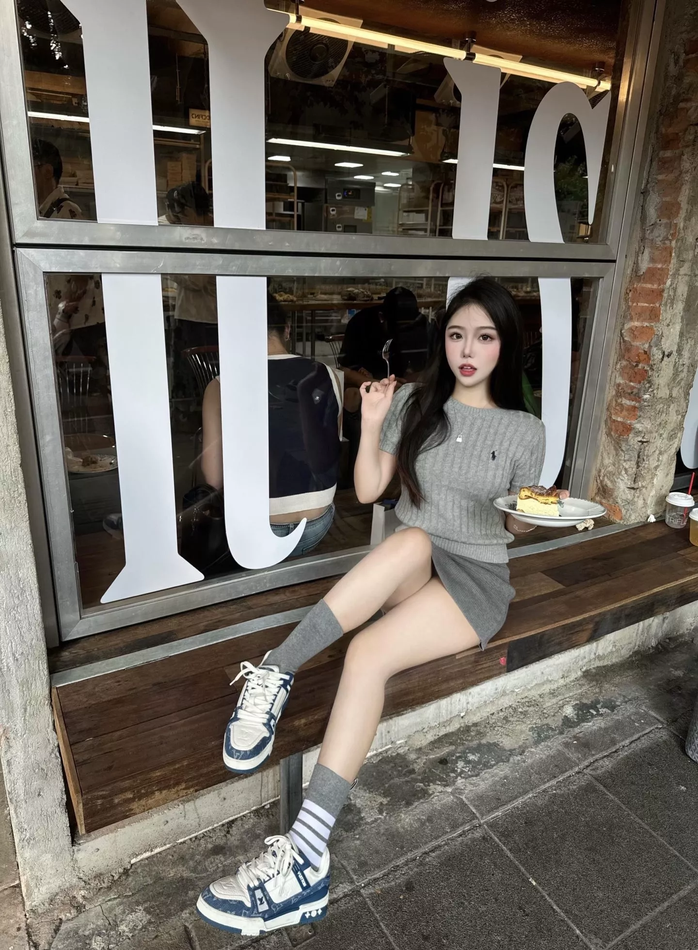 랄프로렌 마자수 케이블 니트 반소매 상세 이미지 19