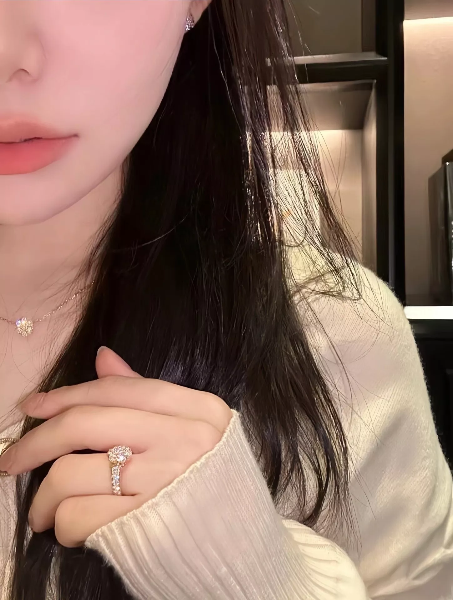 반클리프아펠 플라워 모티브 큐빅 링 상세 이미지 22