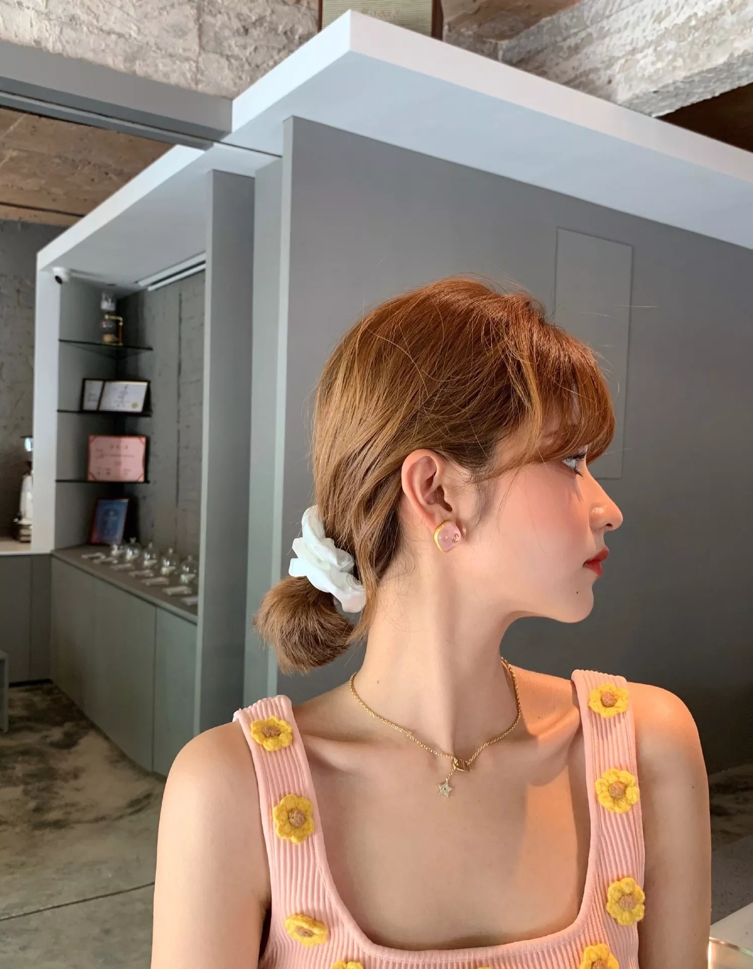 디올 CD 스타 크리스탈 태슬 네크리스 상세 이미지 11