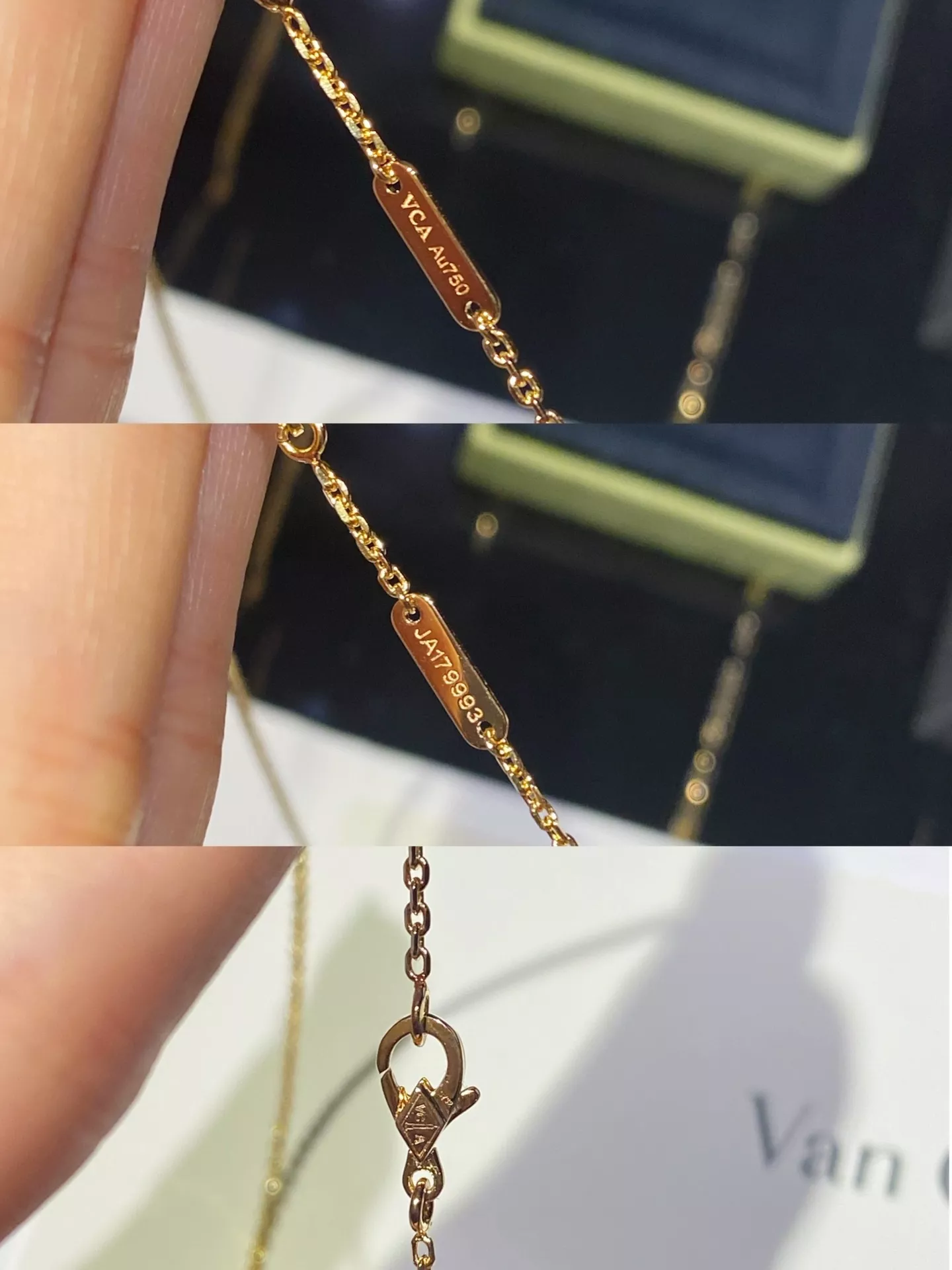 반클리프아펠 나비 풀다이아 목걸이 상세 이미지 8