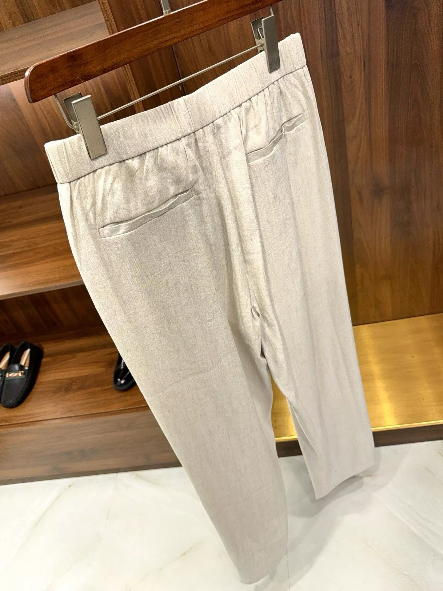 로로피아나 린넨 혼방 드로스트링 밴딩 팬츠 상세 이미지 18