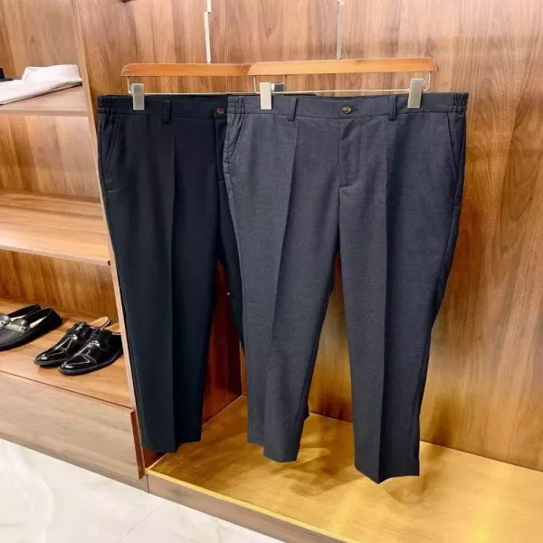 제냐 밴딩 울 슬랙스 팬츠