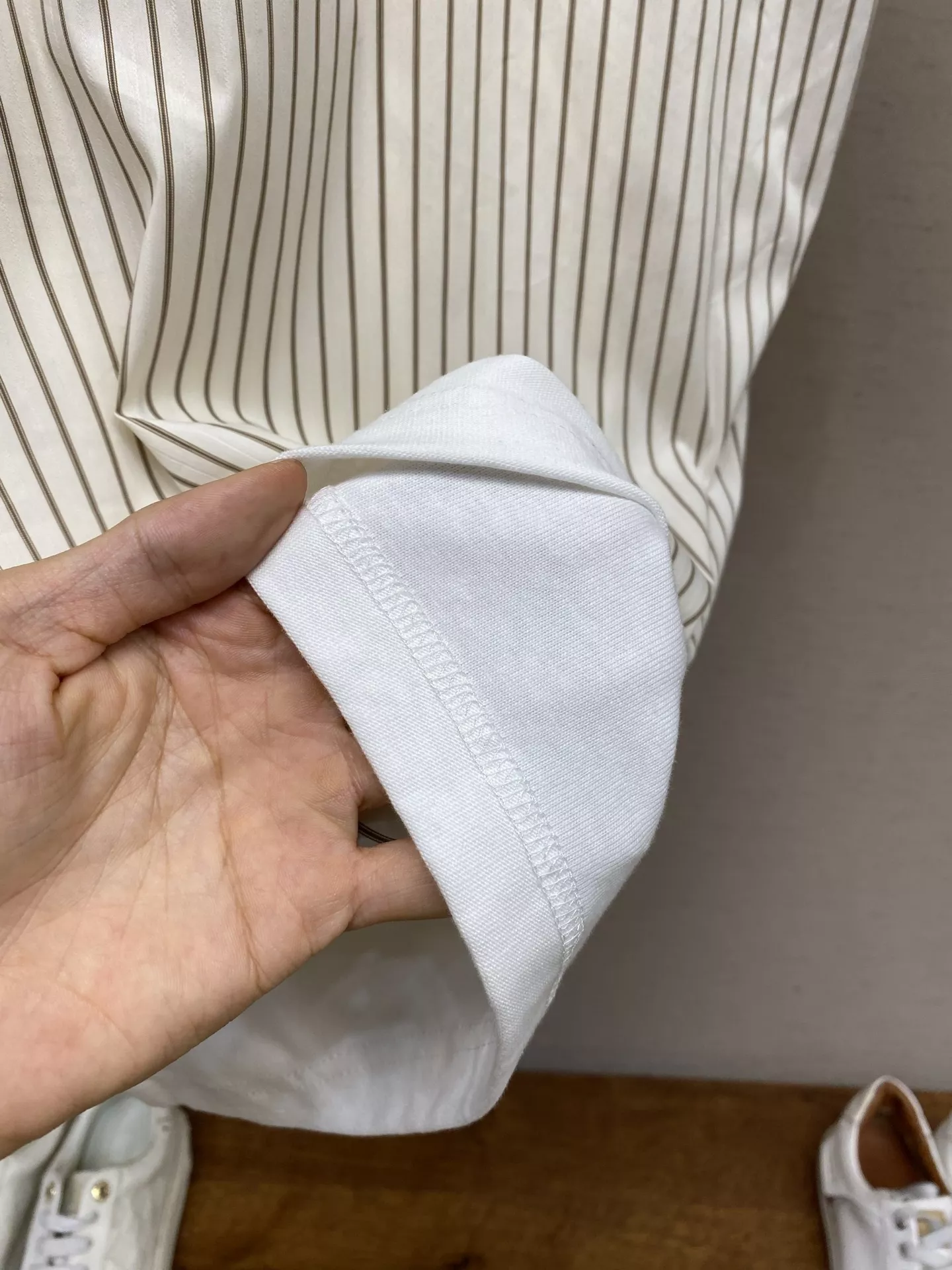 메종마르지엘라 양면 착용 반소매 셔츠 상세 이미지 7