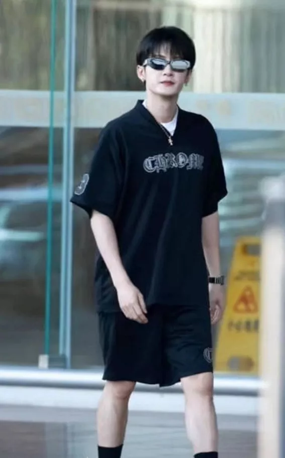 크롬하츠 메쉬 배색 로고 캐주얼 쇼츠 상세 이미지 22