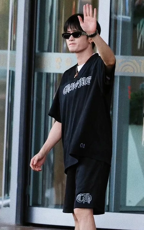 크롬하츠 메쉬 배색 로고 캐주얼 쇼츠 상세 이미지 24