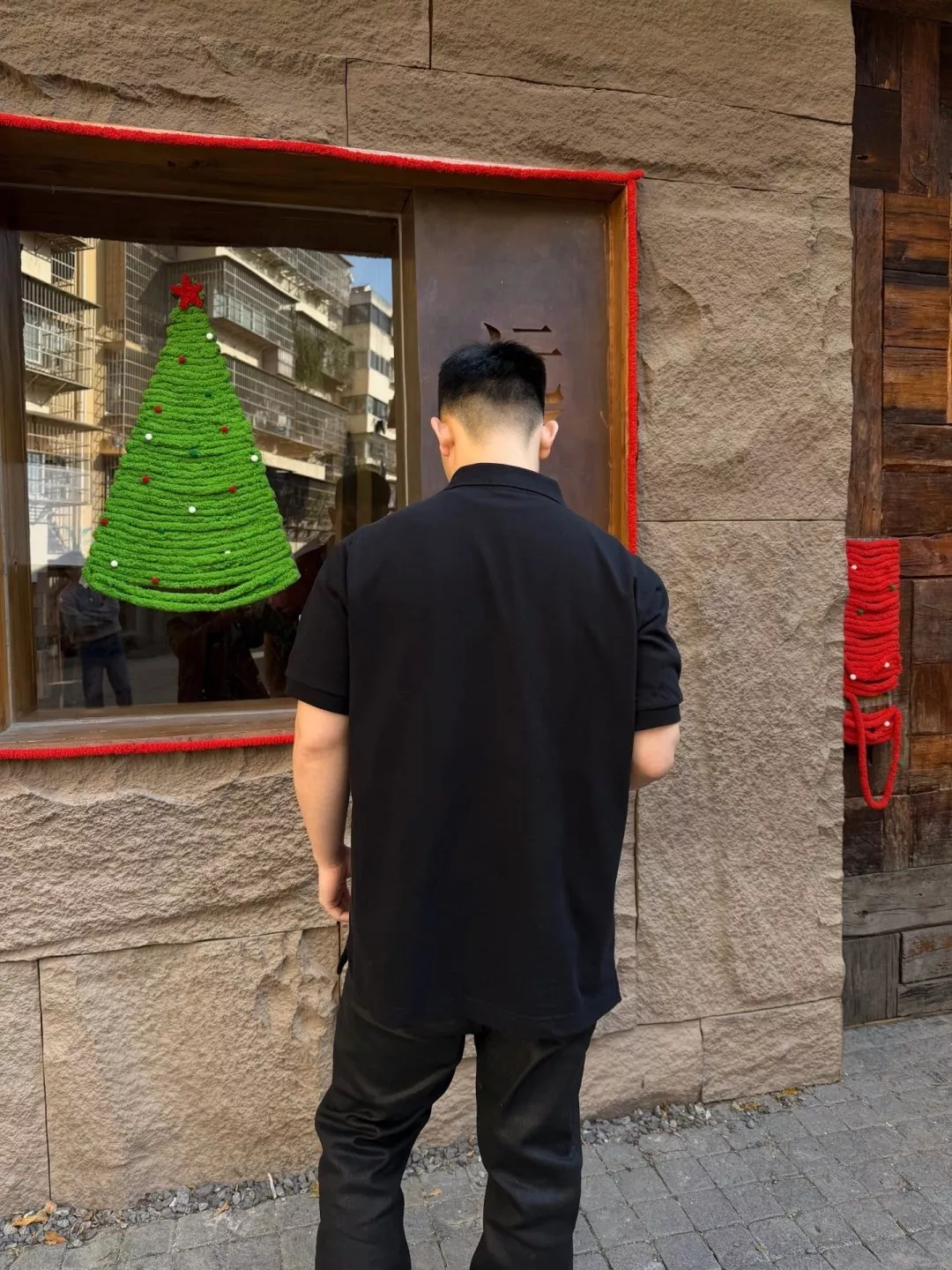 몽클레어 로고 자수 코튼 피케 폴로 셔츠 상세 이미지 18