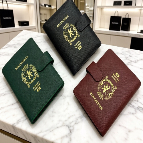 발렌시아가 로고 장식 메모 커버