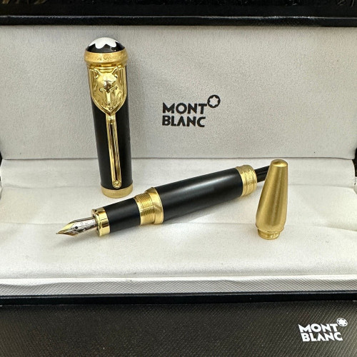몽블랑 클래식 블랙 골드 필기구