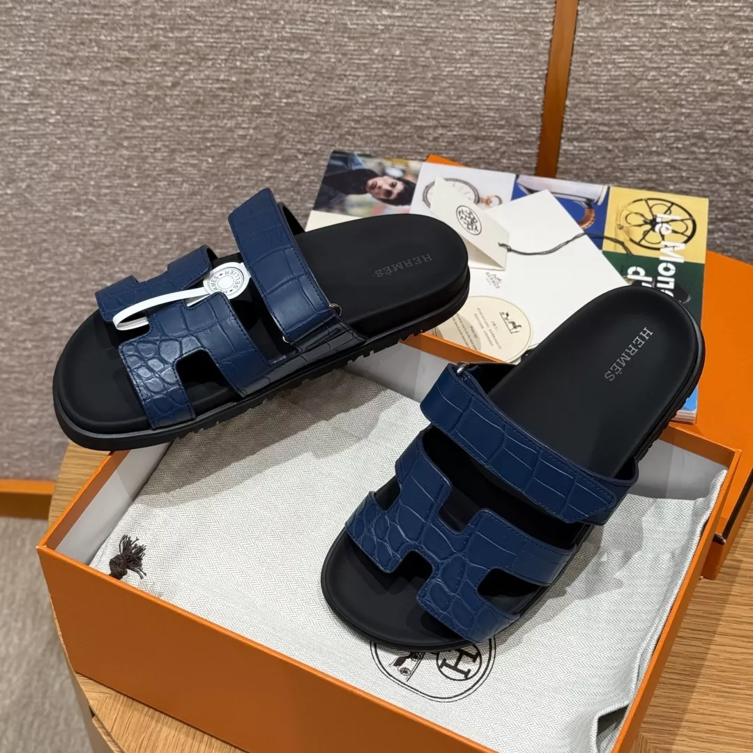 에르메스 크로커다일 텍스처 샌들 상세 이미지 18